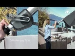 Doppler Expert Ampelschirm Ø350 Axial Schwenkbar Terracotta