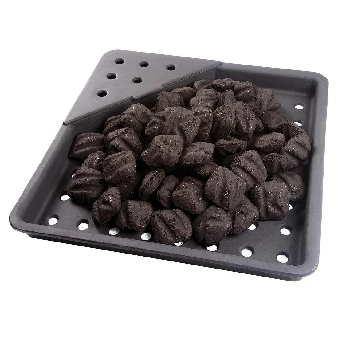 Napoleon Holzkohleeinsatz + Räuchervorrichtung Gusseisen Grau 1 Napoleon Holzkohleeinsatz + Räuchervorrichtung Gusseisen Grau