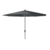 Siena Garden Avio Marktschirm Ø350 Cm Aluminium Anthrazit/Anthrazit