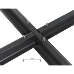 Siena Garden Kreuzständer Für Ampelschirme 100x100x6 Cm Stahl Anthrazit -Gartenmöbel Geschäft 1041769 6