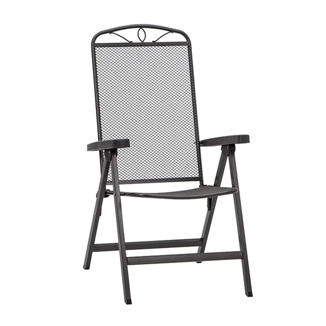 Siena Garden Elda Plus Klappsessel 65x60x103cm Stahl Eisengrau 1 Siena Garden Elda Plus Klappsessel 65x60x103cm Stahl Eisengrau