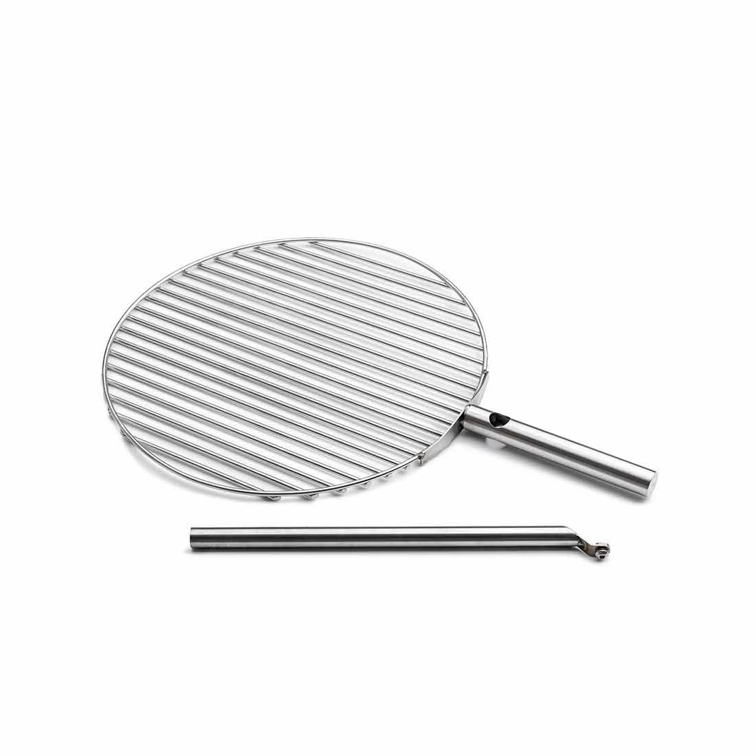 Höfats TRIPLE Grillrost Ø45cm Edelstahl Silber 1 Höfats TRIPLE Grillrost Ø45cm Edelstahl Silber