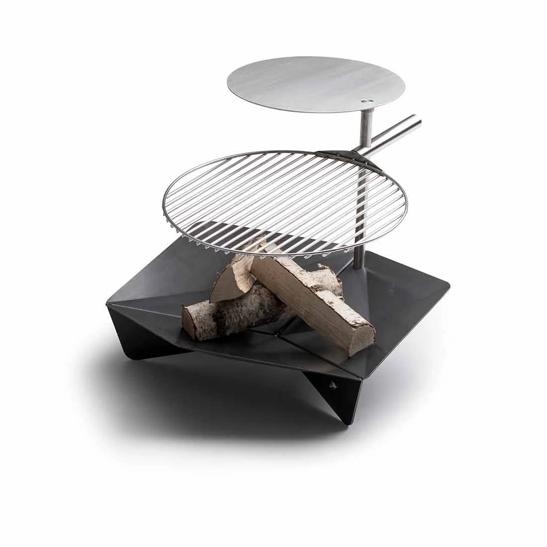 Höfats TRIPLE Grillrost Ø45cm Edelstahl Silber 2 Höfats TRIPLE Grillrost Ø45cm Edelstahl Silber – Bild 2