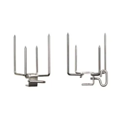 Napoleon Fleischgabelset F. Drehspieß Edelstahl