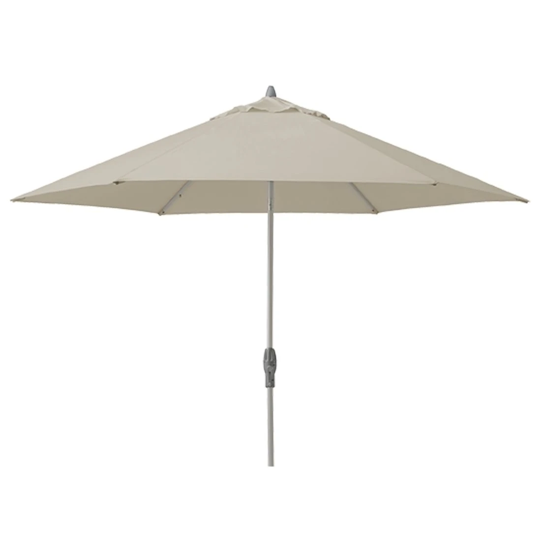 Suncomfort Shell-Turn Stockschirm Ø330 Cm Off-Grey 1 Suncomfort Shell-Turn Stockschirm Ø330 Cm Off-Grey