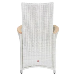 LC Garden Chelsea Gartensessel Geflecht Mit Teak-Armlehnen White Wash/Anthrazit 7 LC Garden Chelsea Gartensessel Geflecht Mit Teak-Armlehnen White Wash/Anthrazit -Gartenmöbel Geschäft 1093293 4