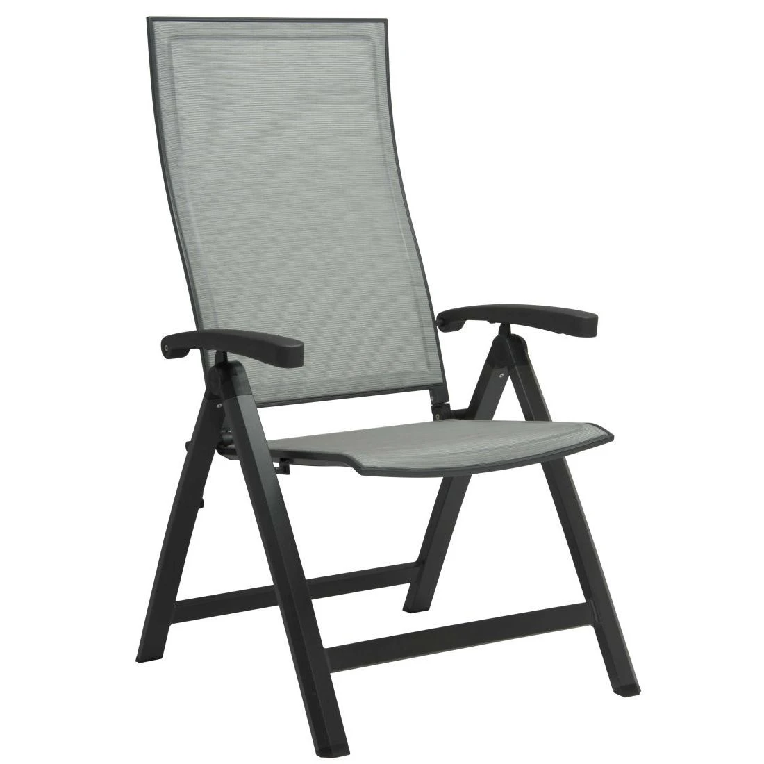 Stern Kari Klappsessel Aluminium/Textilene Anthrazit/Silber