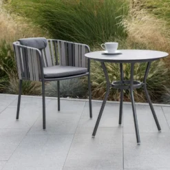 Stern Space Gartensessel Aluminium/Gurtbespannung Anthrazit/Seidengrau -Gartenmöbel Geschäft 1132442 3