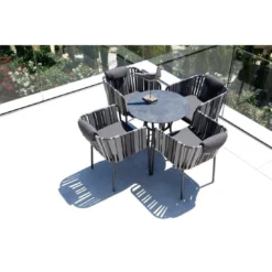 Stern Space Gartensessel Aluminium/Gurtbespannung Anthrazit/Seidengrau -Gartenmöbel Geschäft 1132442 7