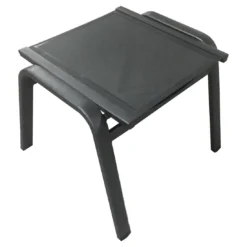 Zebra Fly Hocker Aluminium/Textilene Graphit/Carbon Grey