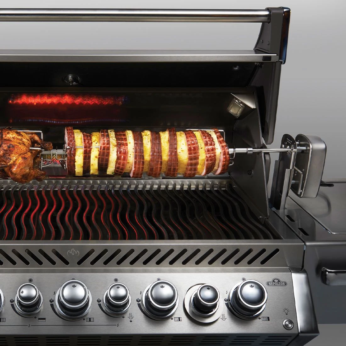 Napoleon Drehspieß Für Prestige/Prestige PRO 665 Edelstahl 2 Napoleon Drehspieß Für Prestige/Prestige PRO 665 Edelstahl – Bild 2