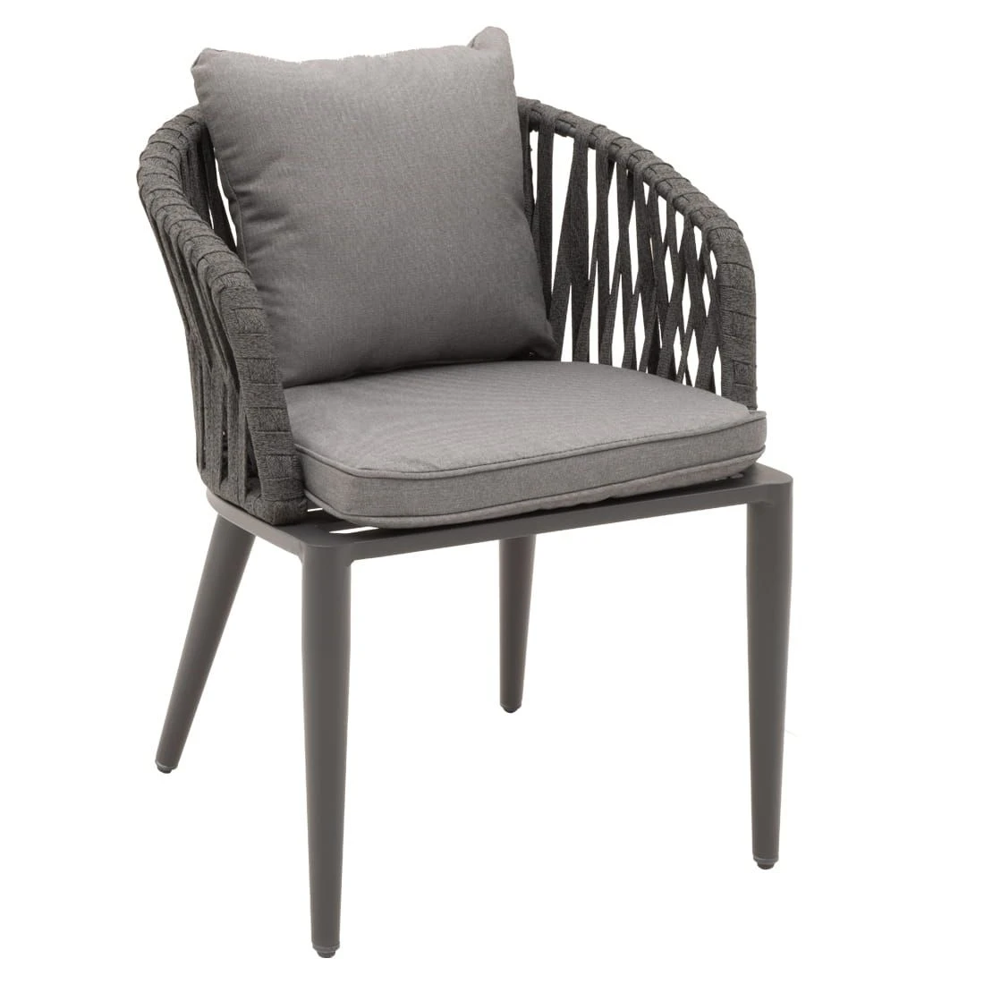 OUTLIV. Ciff Diningsessel Aluminium/Rope Anthrazit/Dark Grey 1 OUTLIV. Ciff Diningsessel Aluminium/Rope Anthrazit/Dark Grey