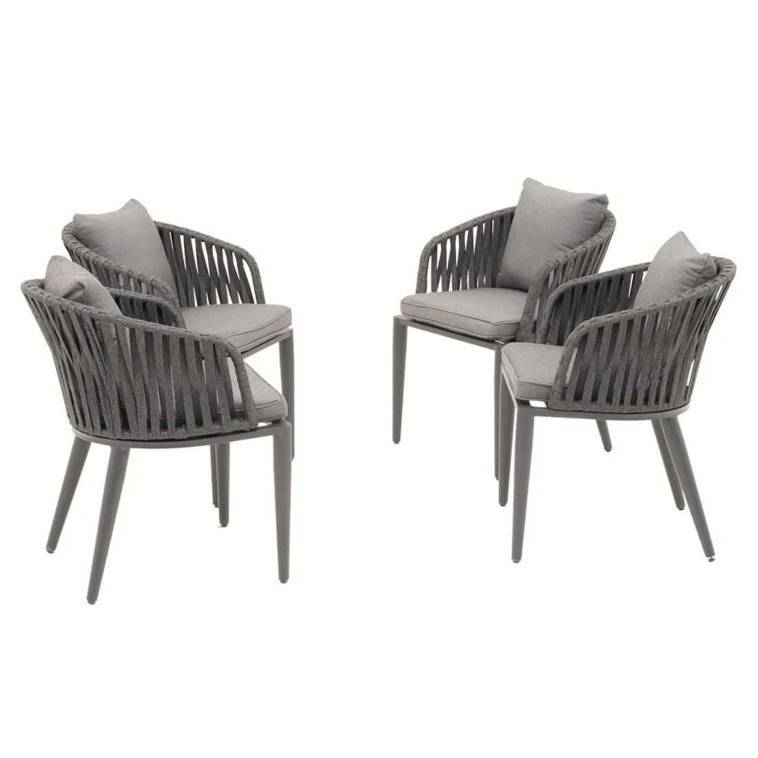 OUTLIV. Ciff Diningsessel Aluminium/Rope Anthrazit/Dark Grey 7 OUTLIV. Ciff Diningsessel Aluminium/Rope Anthrazit/Dark Grey – Bild 7