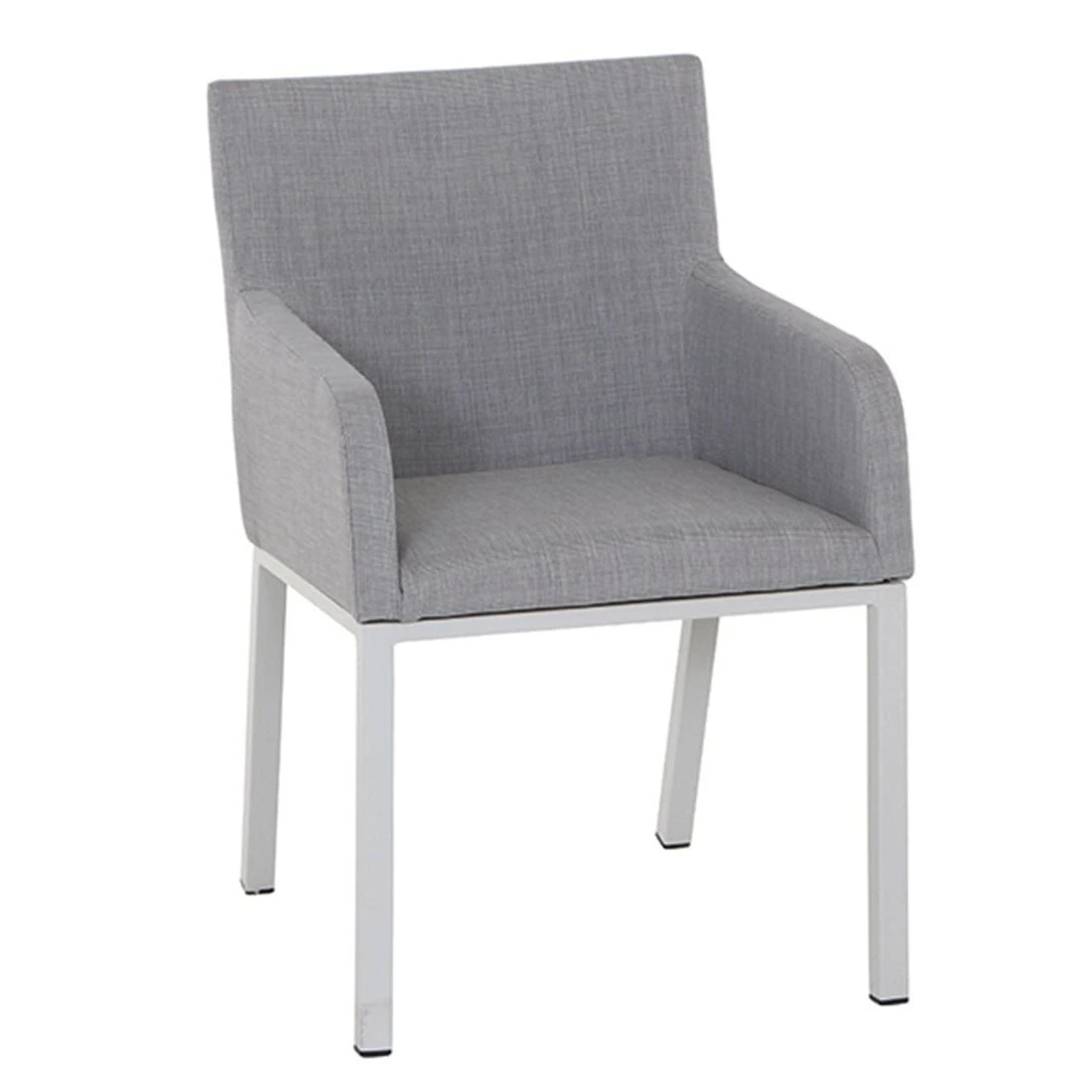 Siena Garden Ricardo Gartensessel Aluminium/Texfabric Weiß-Grau Matt/Schiefergrau 1 Siena Garden Ricardo Gartensessel Aluminium/Texfabric Weiß-Grau Matt/Schiefergrau