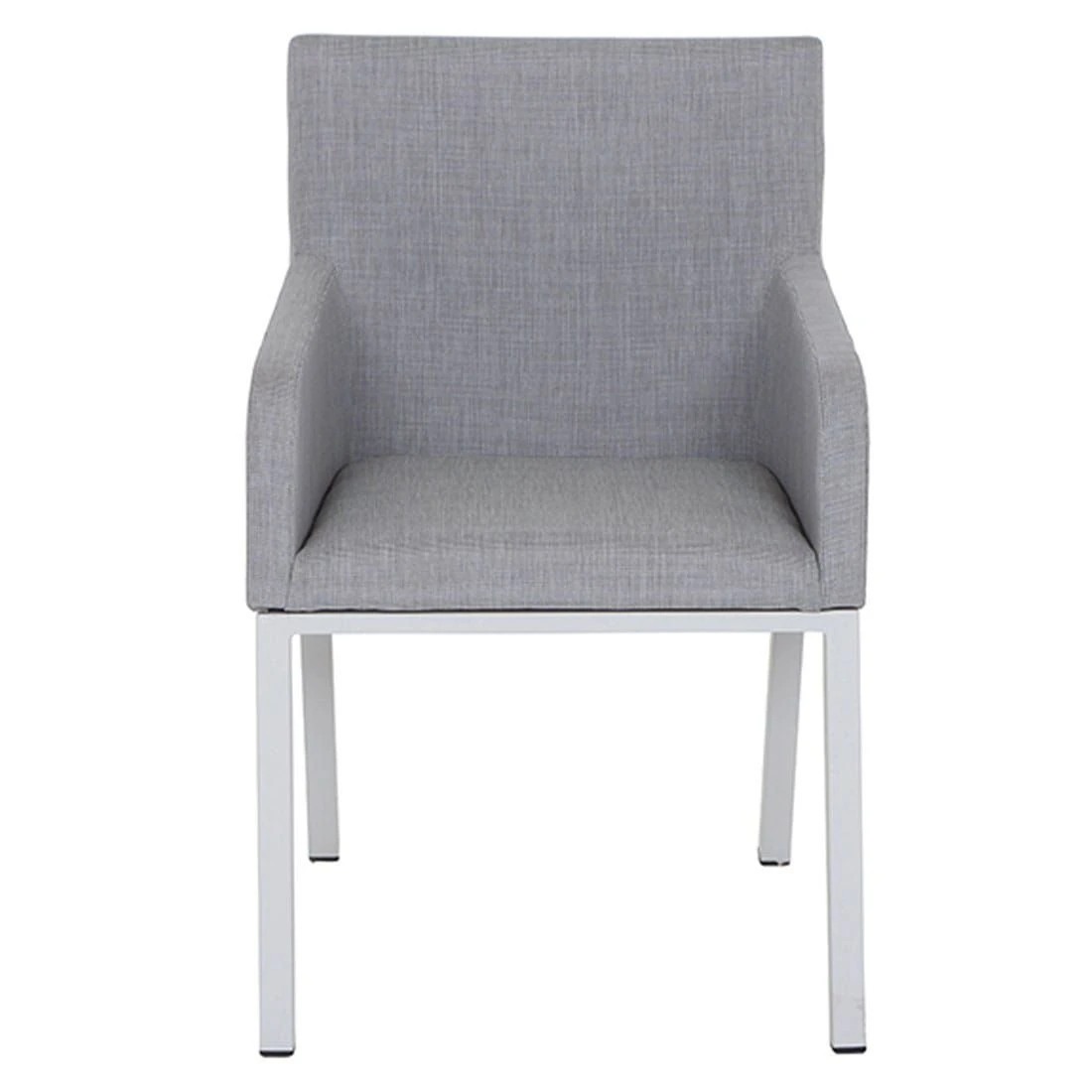 Siena Garden Ricardo Gartensessel Aluminium/Texfabric Weiß-Grau Matt/Schiefergrau 2 Siena Garden Ricardo Gartensessel Aluminium/Texfabric Weiß-Grau Matt/Schiefergrau – Bild 2
