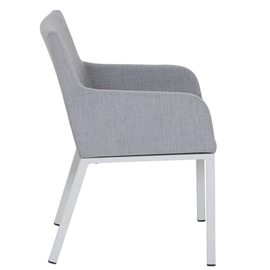 Siena Garden Ricardo Gartensessel Aluminium/Texfabric Weiß-Grau Matt/Schiefergrau 3 Siena Garden Ricardo Gartensessel Aluminium/Texfabric Weiß-Grau Matt/Schiefergrau – Bild 3