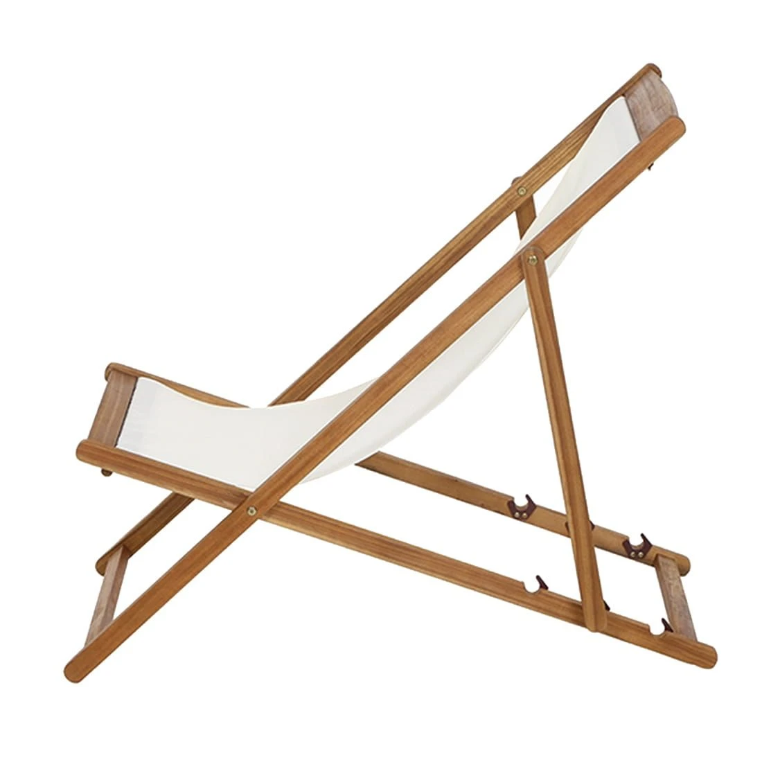 Siena Garden Aviro Liegestuhl Akazie/Polyester Natur/Ecru 3 Siena Garden Aviro Liegestuhl Akazie/Polyester Natur/Ecru – Bild 3