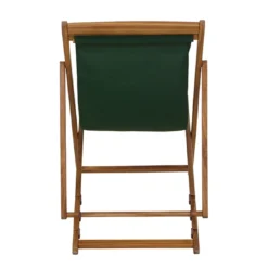 Siena Garden Aviro Liegestuhl Akazie/Polyester Natur/Grün -Gartenmöbel Geschäft 1204470 4