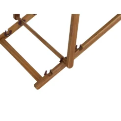 Siena Garden Aviro Liegestuhl Akazie/Polyester Natur/Grün -Gartenmöbel Geschäft 1204470 5