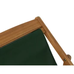 Siena Garden Aviro Liegestuhl Akazie/Polyester Natur/Grün -Gartenmöbel Geschäft 1204470 6