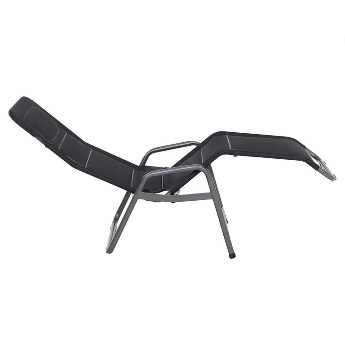 Siena Garden Fano Kippliege Stahl/Polyester Anthrazit/Schwarz 5 Siena Garden Fano Kippliege Stahl/Polyester Anthrazit/Schwarz – Bild 5