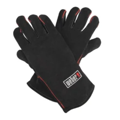 Weber Leder-Grillhandschuhe 1 Paar Schwarz