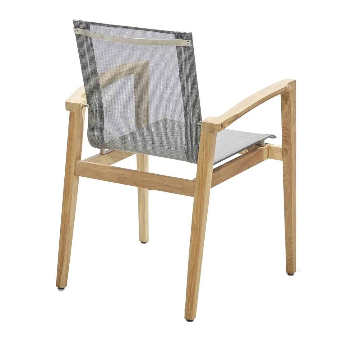 Musterring Paris Gartensessel Teak/Batyline Silbergrau/Teak 4 Musterring Paris Gartensessel Teak/Batyline Silbergrau/Teak – Bild 4