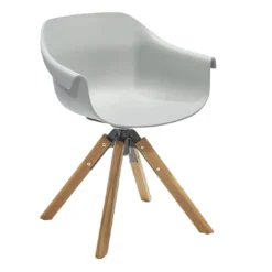 Musterring Stockholm Gartensessel Teak/Kunststoff Teak/Grau