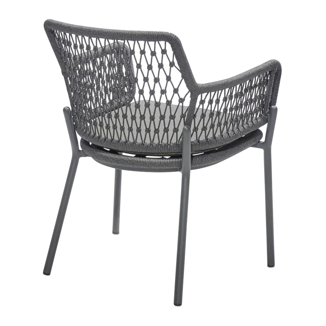 Musterring London Gartensessel Aluminium/Kordelflechtung Anthrazit/Grau 3 Musterring London Gartensessel Aluminium/Kordelflechtung Anthrazit/Grau – Bild 3