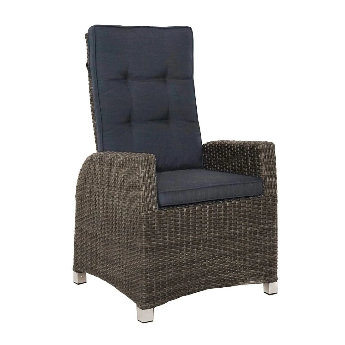 Ploß Rocking Gartensessel Geflecht/Polyester Grau-Braun-Meliert/Anthrazit 1 Ploß Rocking Gartensessel Geflecht/Polyester Grau-Braun-Meliert/Anthrazit