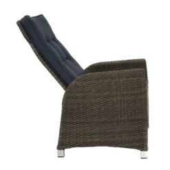 Ploß Rocking Gartensessel Geflecht/Polyester Grau-Braun-Meliert/Anthrazit 12 Ploß Rocking Gartensessel Geflecht/Polyester Grau-Braun-Meliert/Anthrazit -Gartenmöbel Geschäft 1242420 4