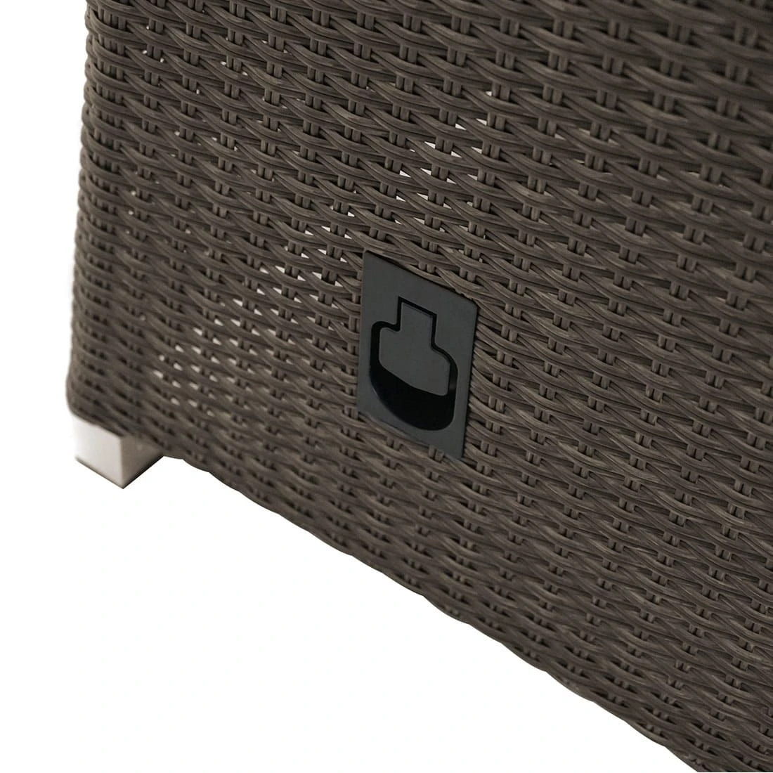 Ploß Rocking Gartensessel Geflecht/Polyester Grau-Braun-Meliert/Anthrazit 7 Ploß Rocking Gartensessel Geflecht/Polyester Grau-Braun-Meliert/Anthrazit – Bild 7