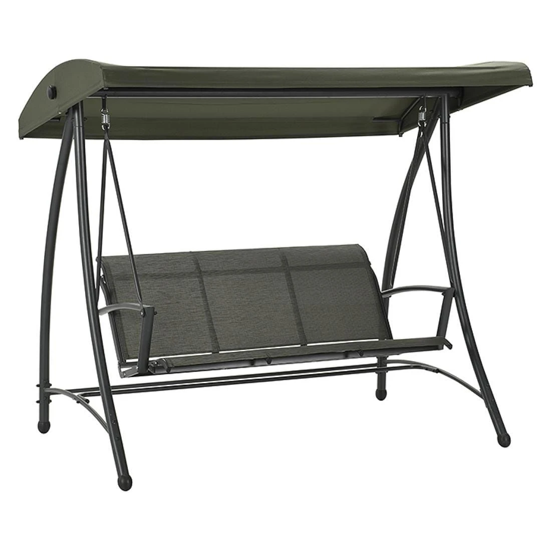 OUTLIV. Rubens Hollywoodschaukel Stahl/Textilene Carbon Black/Moosgrün 1 OUTLIV. Rubens Hollywoodschaukel Stahl/Textilene Carbon Black/Moosgrün