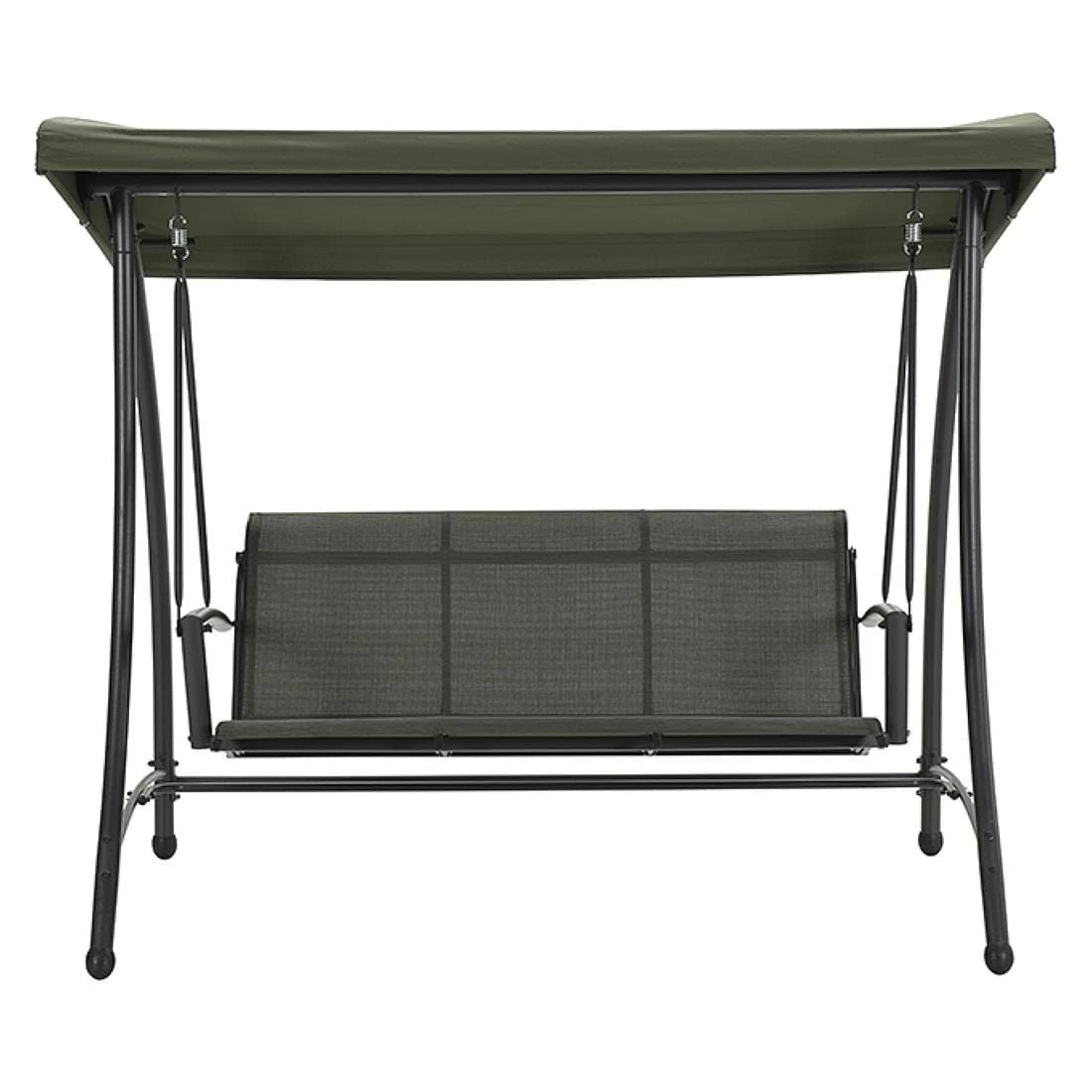 OUTLIV. Rubens Hollywoodschaukel Stahl/Textilene Carbon Black/Moosgrün 2 OUTLIV. Rubens Hollywoodschaukel Stahl/Textilene Carbon Black/Moosgrün – Bild 2