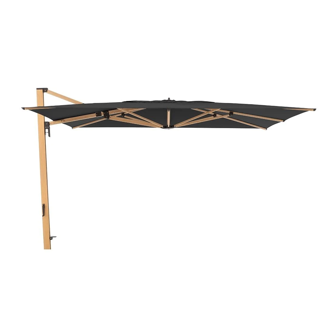 Doppler Alu-Wood Ampelschirm 400x300cm Holzoptik/Alu -840 Anthrazit 1 Doppler Alu-Wood Ampelschirm 400x300cm Holzoptik/Alu -840 Anthrazit