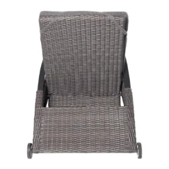 LC Garden Komido Gartenliege Aluminium/Geflecht Anthrazit/Omega Braun -Gartenmöbel Geschäft 1248162 5