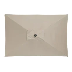 Doppler Active Mittelstockschirm 210x140cm - Mit Kurbel Natur -Gartenmöbel Geschäft 1251550 3