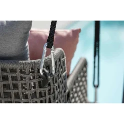 Stern Greta Schaukel Aluminium/Rope Inklusive Kissen Anthrazit/Platin/Seidengrau -Gartenmöbel Geschäft 1258722 6