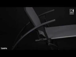 Kettler Tampa Bäderliege Anthrazit/Anthrazit