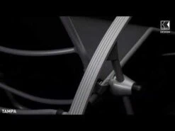 Kettler Tampa Bäderliege Silber/Charcoal