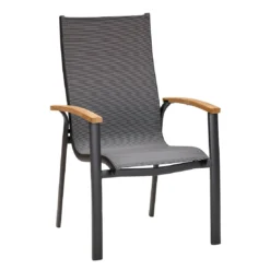 Best Cavalese Stapelsessel Aluminium/Ergotex Anthrazit