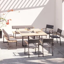 Zebra Quadux Stapelsessel Aluminium/Tuvatextil Graphit/Turmalin Grey -Gartenmöbel Geschäft 1290963 5