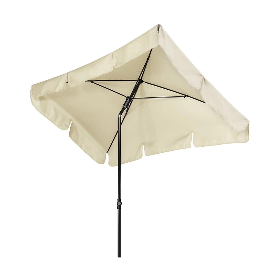 Doppler Sunline Waterproof Mittelstockschirm 225x120cm Anthrazit/Natur 2 Doppler Sunline Waterproof Mittelstockschirm 225x120cm Anthrazit/Natur – Bild 2