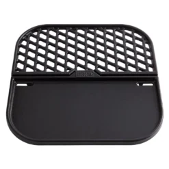 Weber 2in1 Sear Grillrost & Grillplatte Emailliertes Gusseisen Schwarz