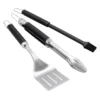 Weber Precision Grillbesteck-Set 3-tlg. Edelstahl/Kunststoff Silber/Schwarz