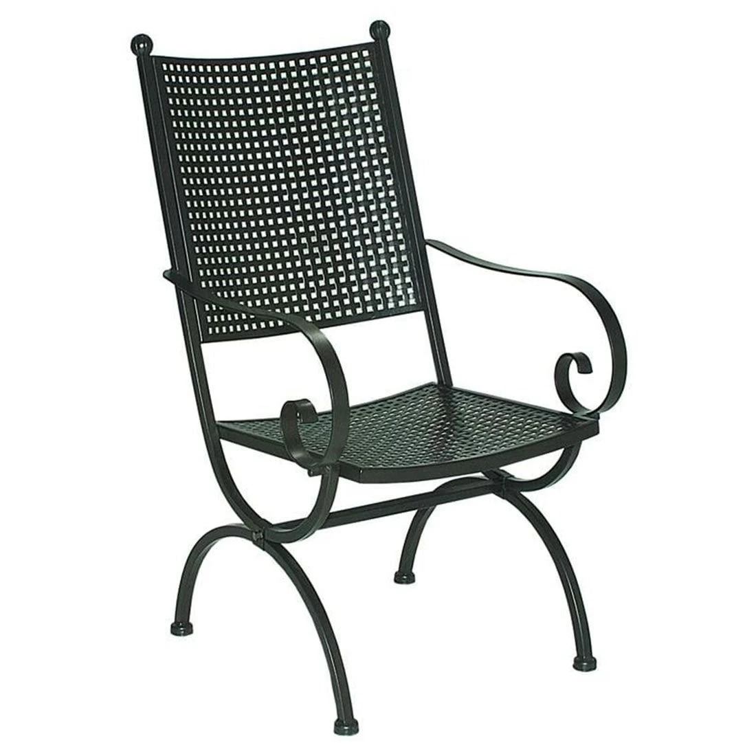 MBM Romeo Elegance Gartensessel Schmiedeeisen Marone Antik 1 MBM Romeo Elegance Gartensessel Schmiedeeisen Marone Antik