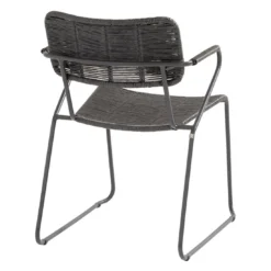 4Seasons Swing Stapelstuhl Edelstahl/Rope Anthrazit -Gartenmöbel Geschäft 4seasons swing stapelstuhl aluminium rope 1356864 3