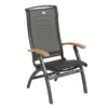 Hartman Da Vinci Klappsessel Aluminium/Textilene Mit Teak-Armlehnen Xerix