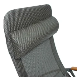 Sungörl Phönix DV Bäderliege Stahl/Textilene/Eschenholz Anthrazit/Grau -Gartenmöbel Geschäft 657099 4