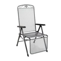 MWH Savoy Relaxsessel Streckmetall Eisengrau